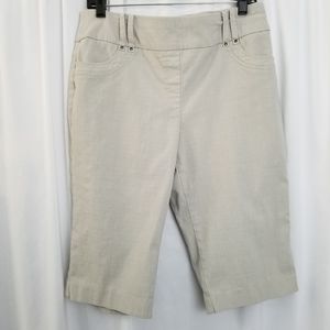 Style & Co Stretch Bermuda Shorts Skimmer Capris L